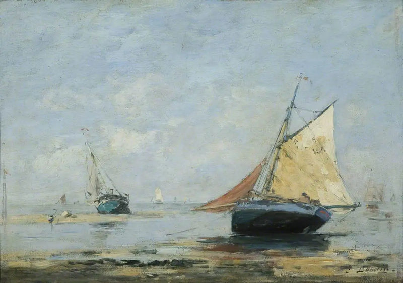 Arredores de Trouville - Eugène Boudin