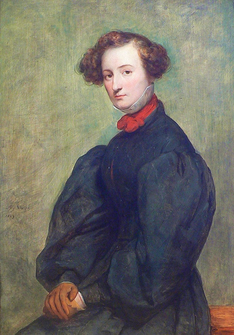 Retrato de Félicie de Fauveau - Ary Scheffer