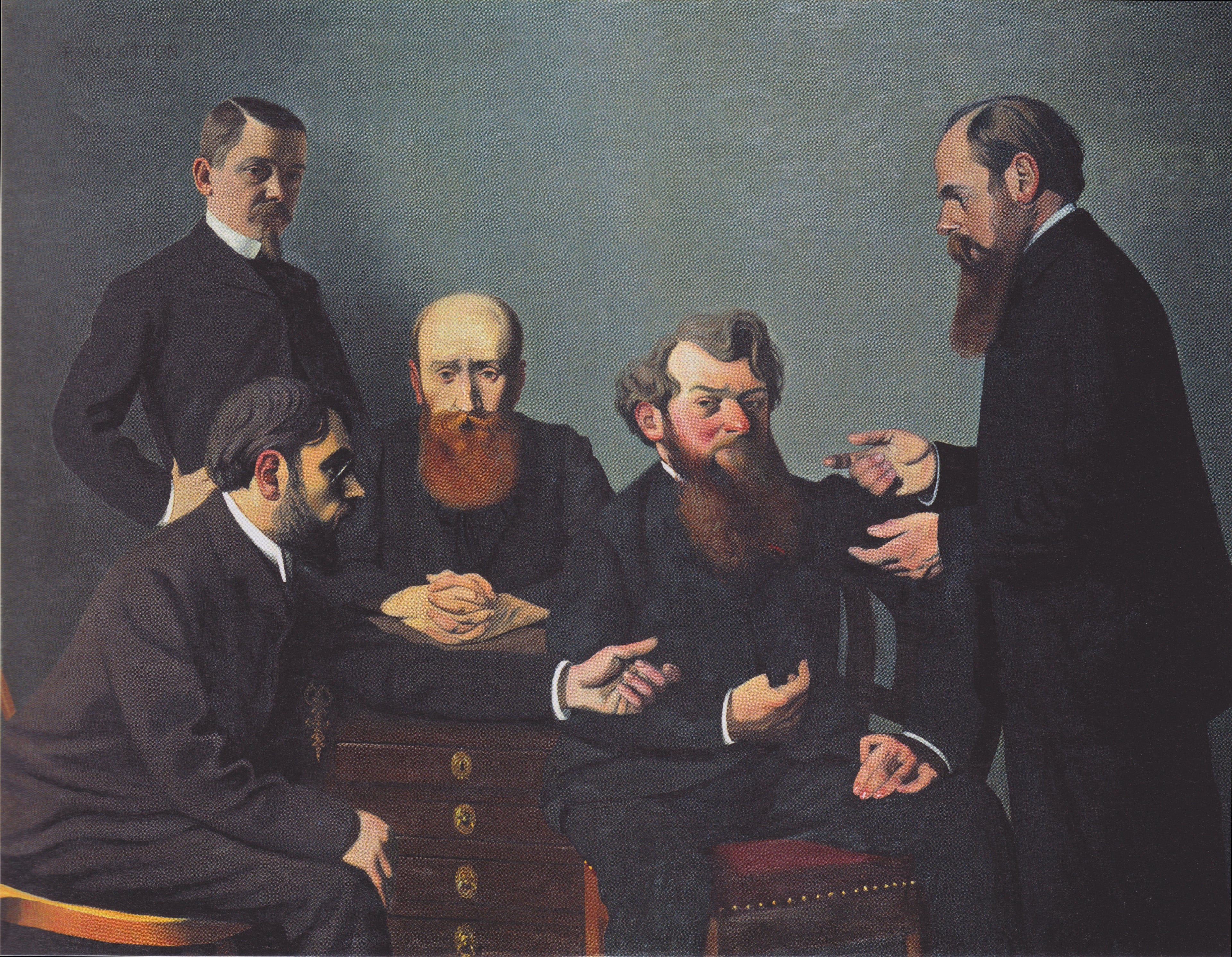 Les cinq peintres - Félix Vallotton