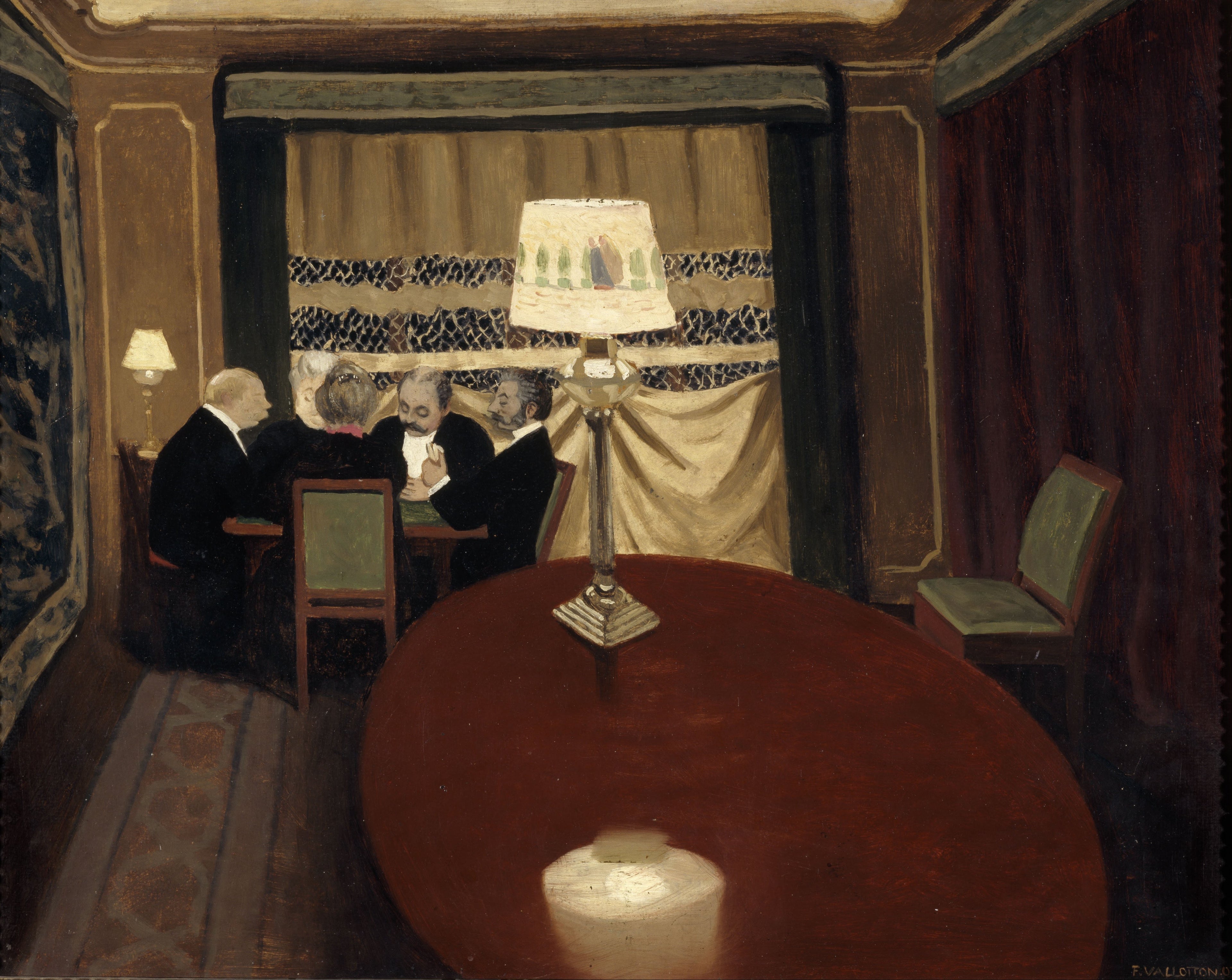 Le Poker - Félix Vallotton