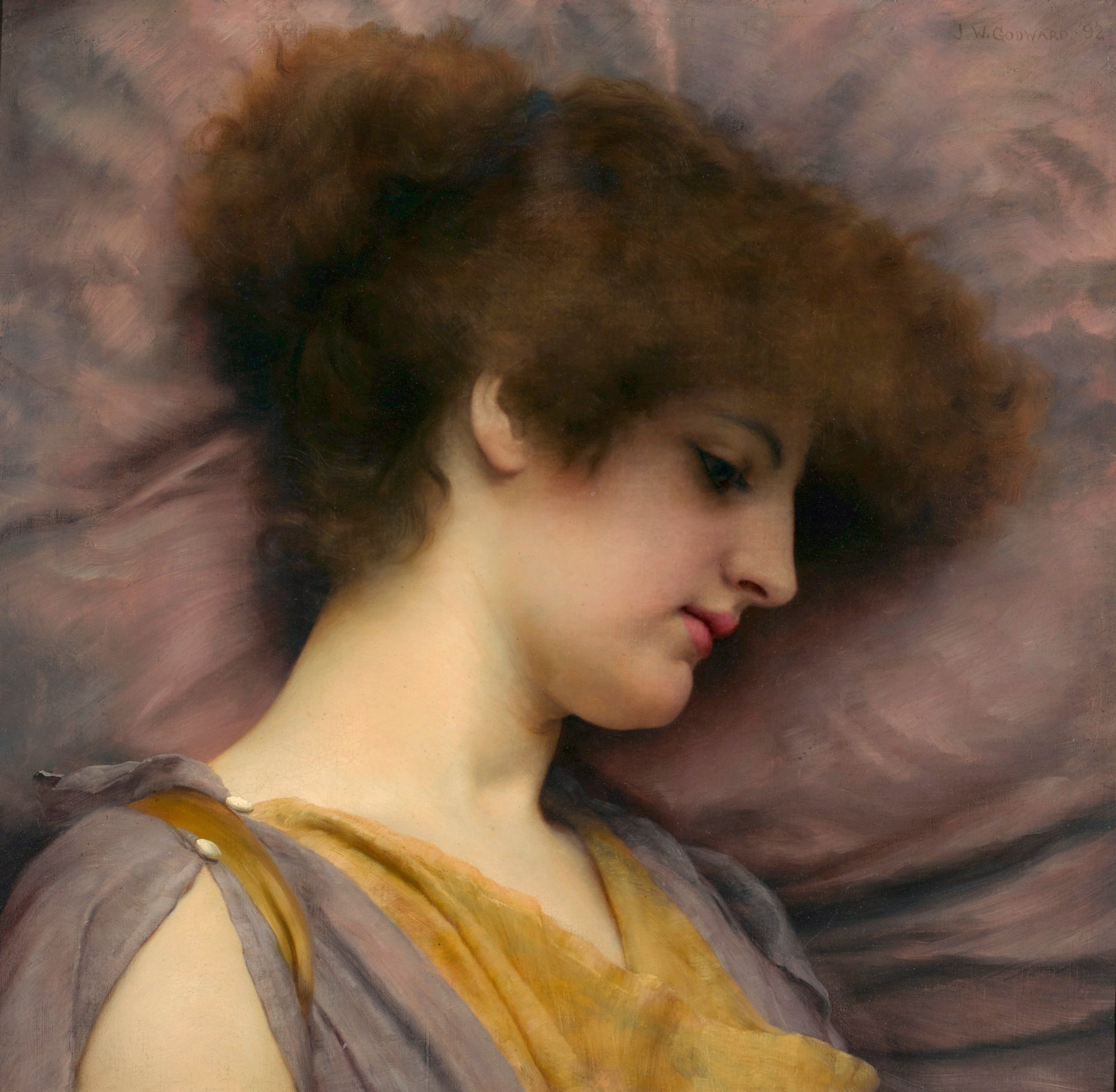 Pensées lointaines (Rose Pettigrew) - John William Godward