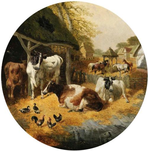Cour de ferme - John Frederick Herring, Sr.