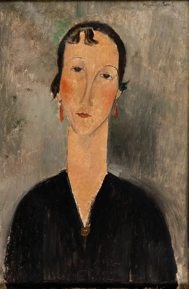 Mulher com brincos - Amedeo Modigliani
