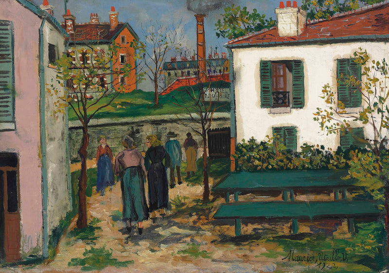 Femmes aux fortifs (1922) - Maurice Utrillo