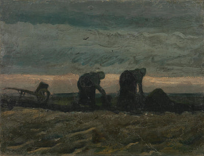 Mulheres na charneca de turfa - Vincent van Gogh