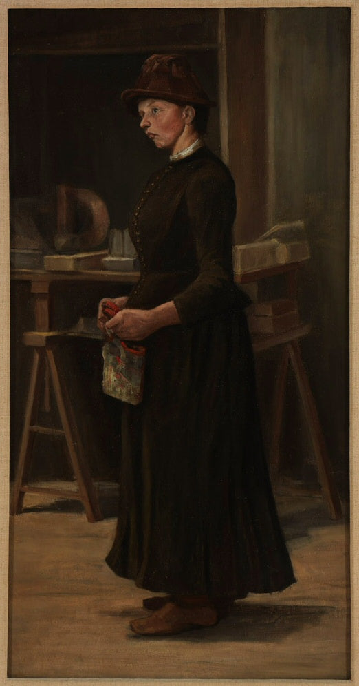 Retrato de Fräulein Kyburz - Ferdinand Hodler