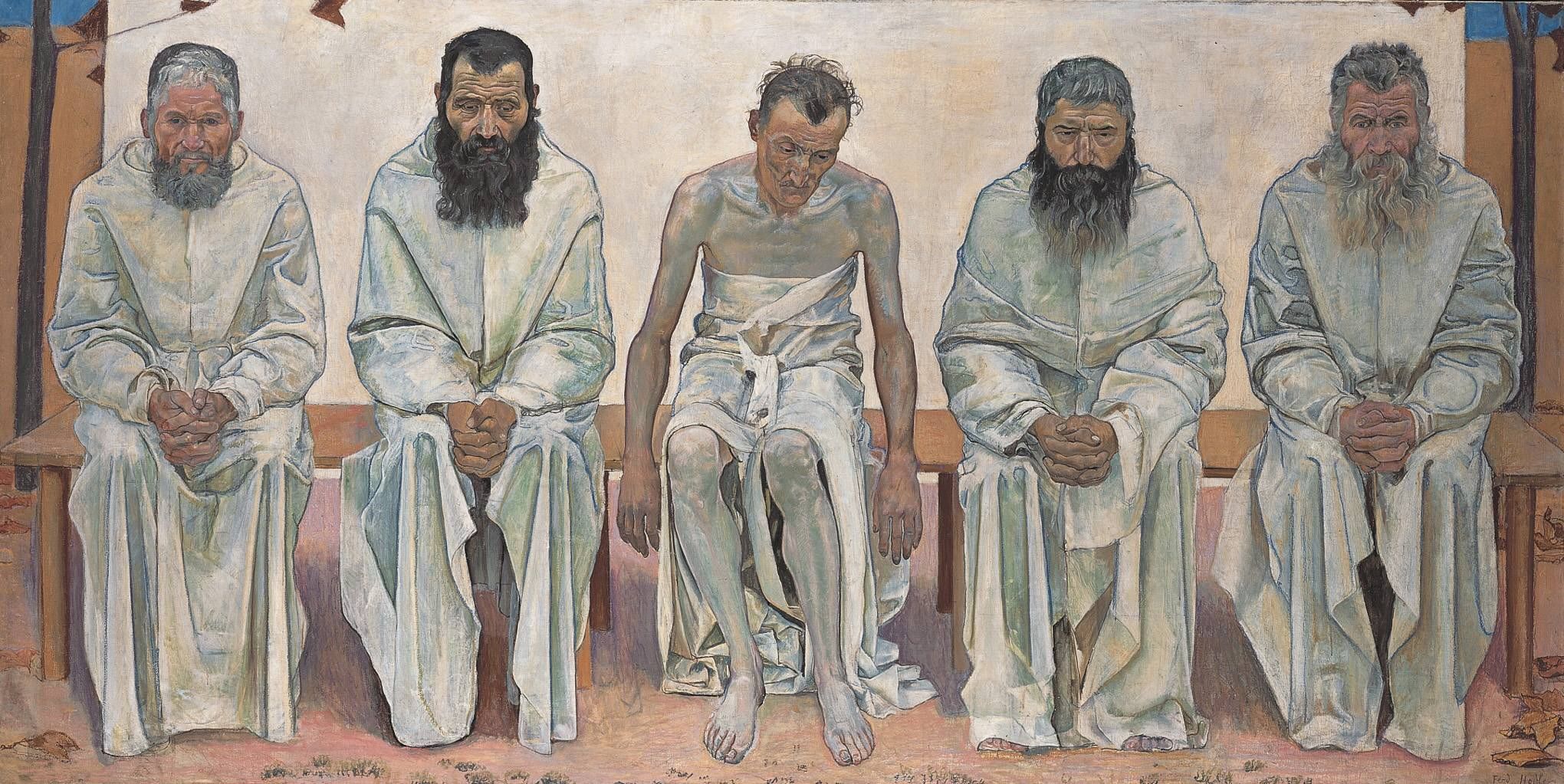 Les fatigués de la vie - Ferdinand Hodler