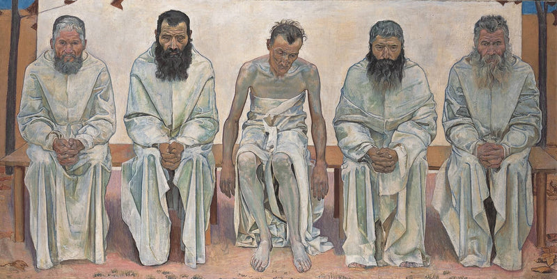 Os cansados da vida - Ferdinand Hodler