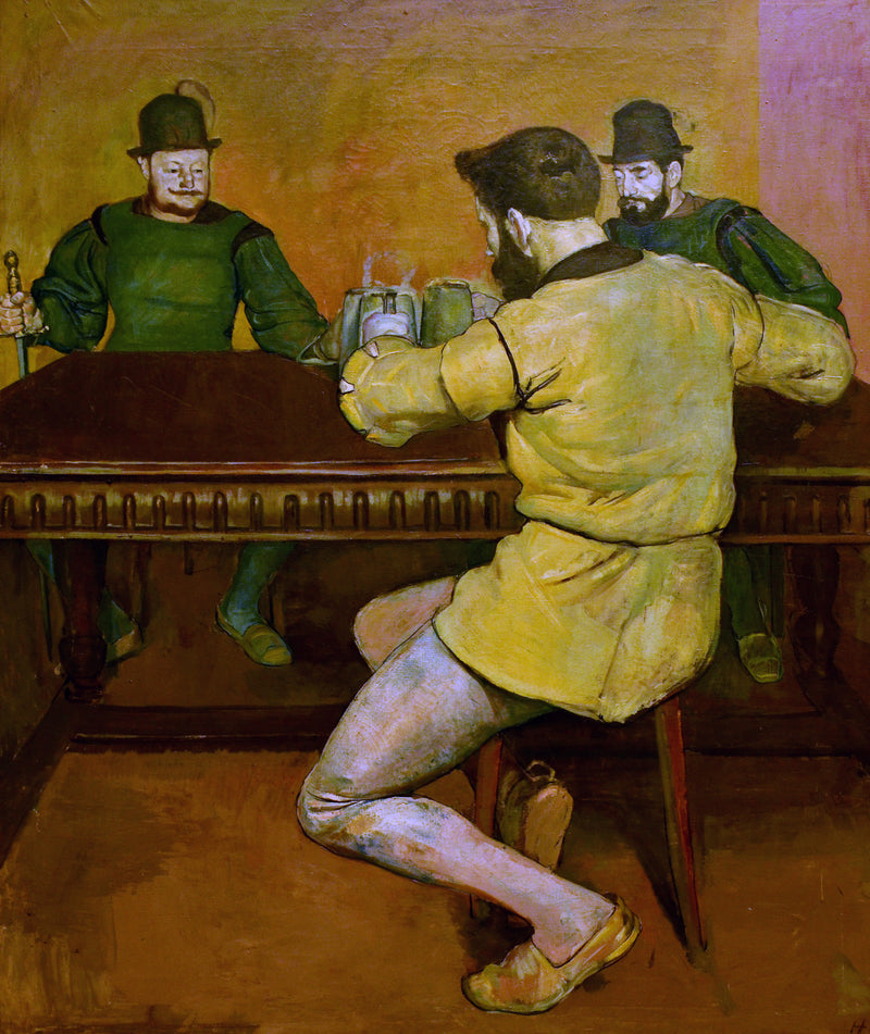 Os Bebedores - Ferdinand Hodler