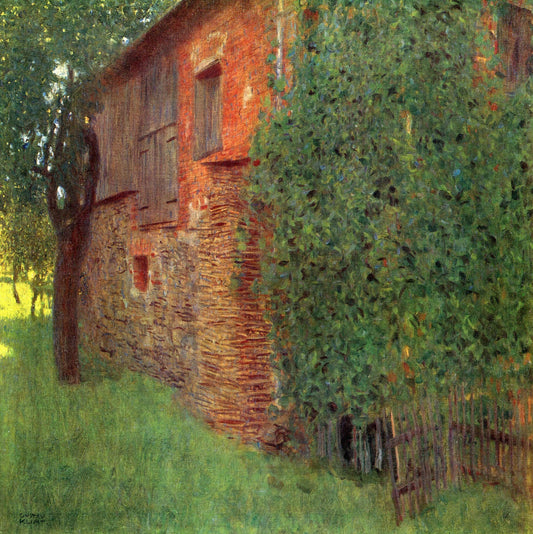🌿 Fazenda em Kammer – Gustav Klimt (cerca de 1901-1902)