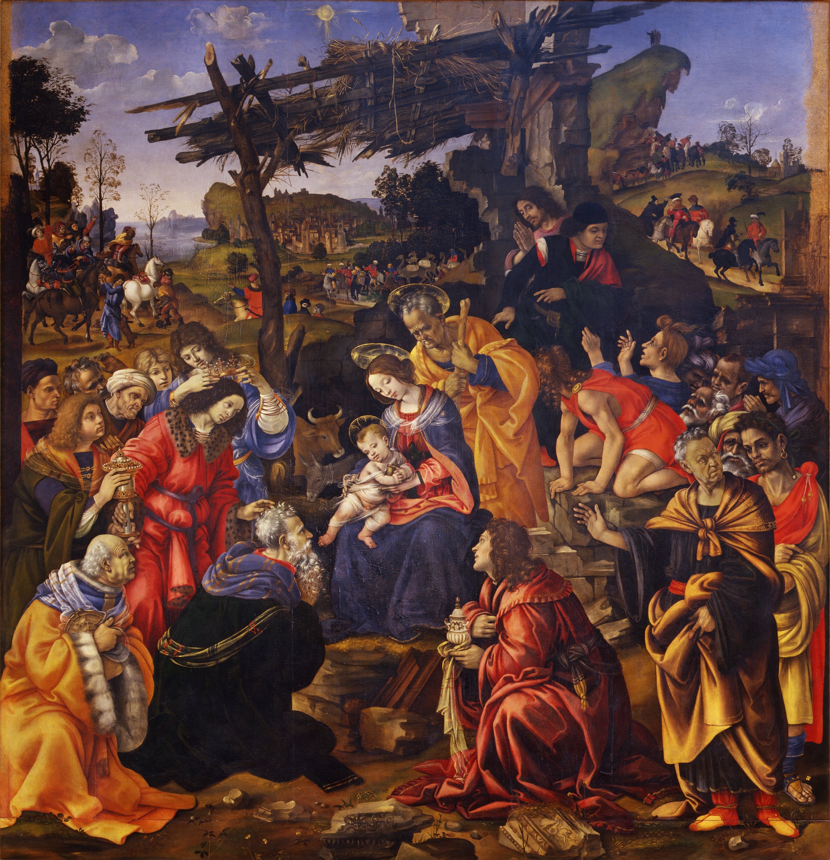 Adoration des mages - Filippino Lippi
