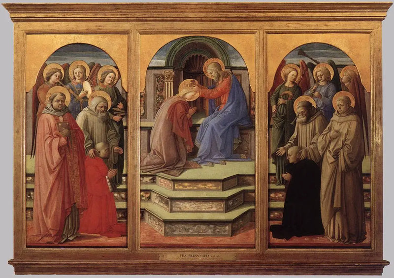 Coroação de Marsuppini - Fra Filippo Lippi