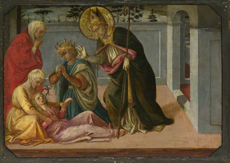 Saint Zeno exorcising the Daughter of Gallienus - Fra Filippo Lippi