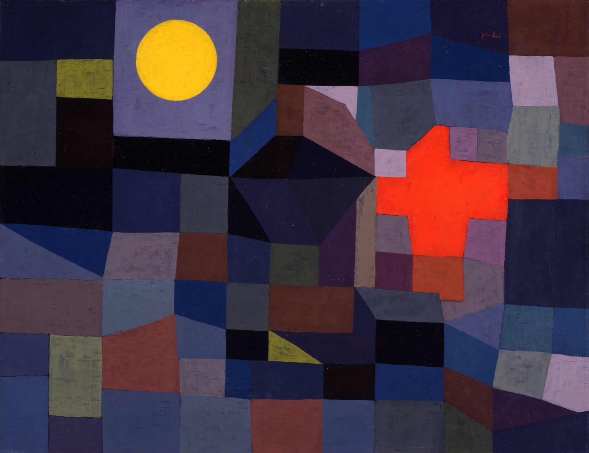 Fire at Full Moon — Paul Klee