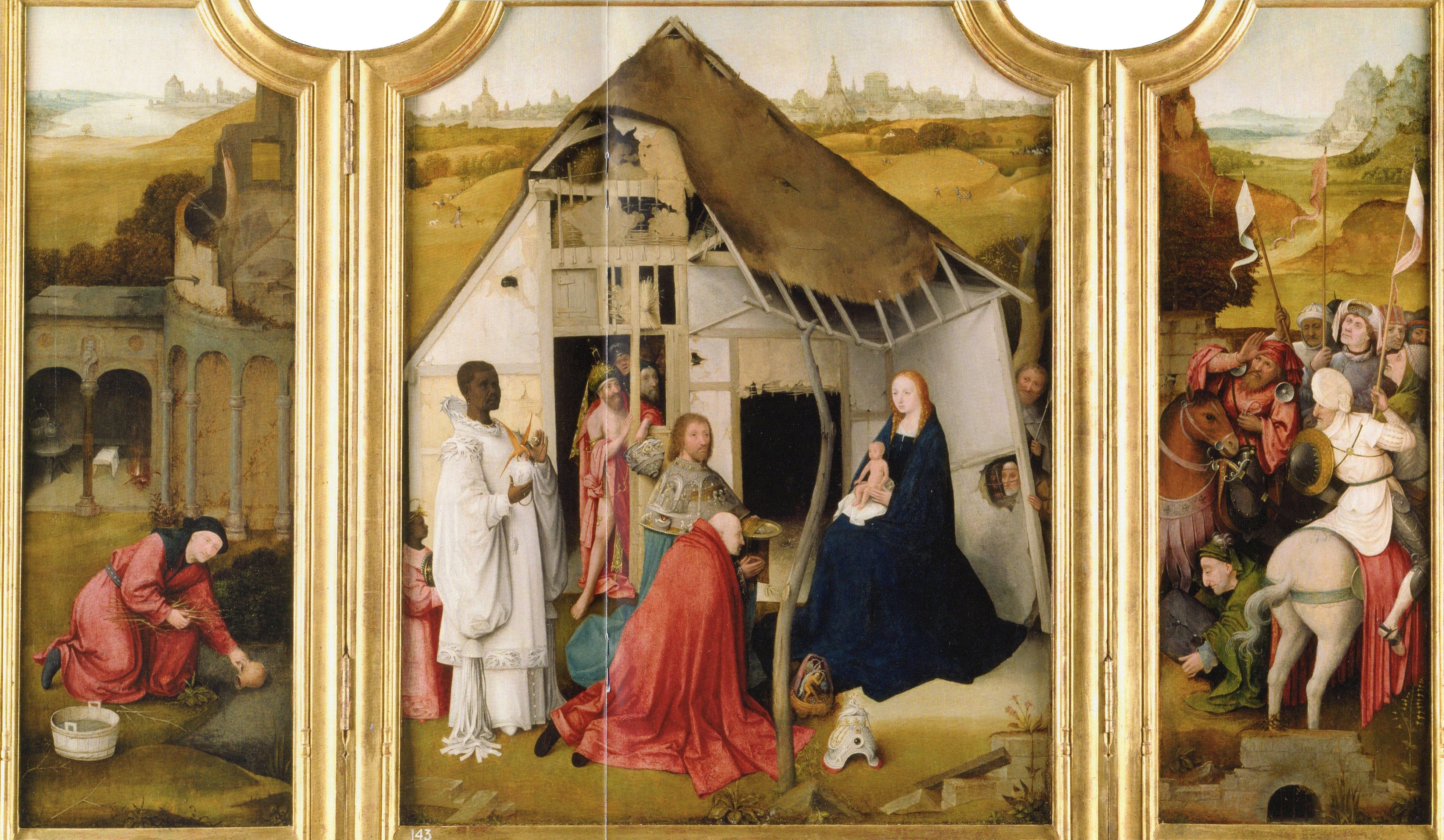 A Adoração dos Magos - Hieronymus Bosch