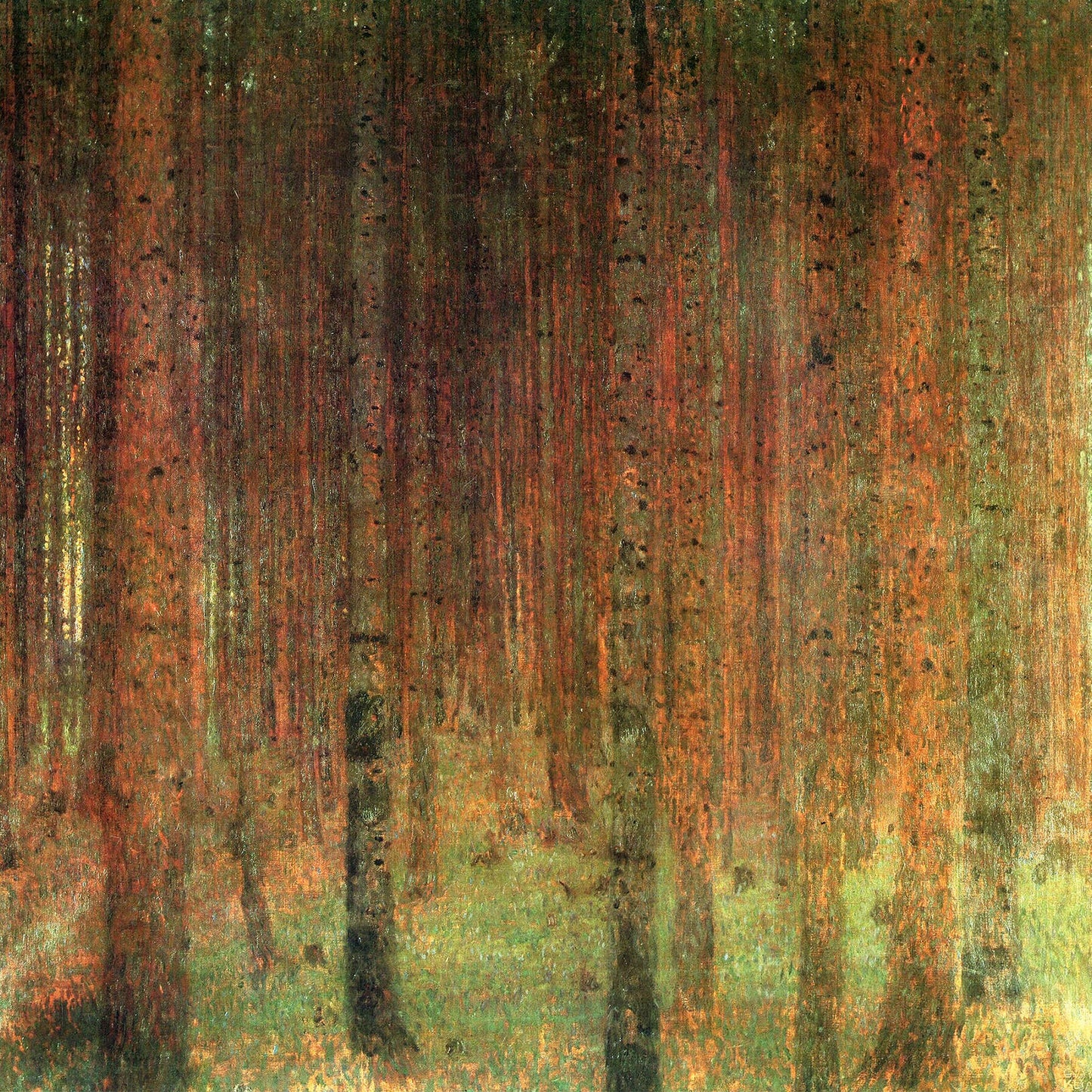 🌲 Floresta de Pinheiros II – Gustav Klimt (cerca de 1901)