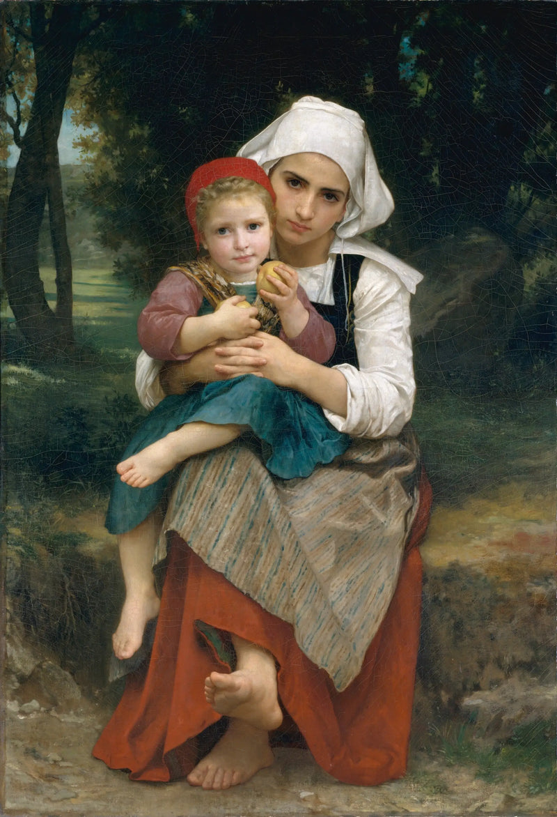 Irmão e irmã bretões - Bouguereau