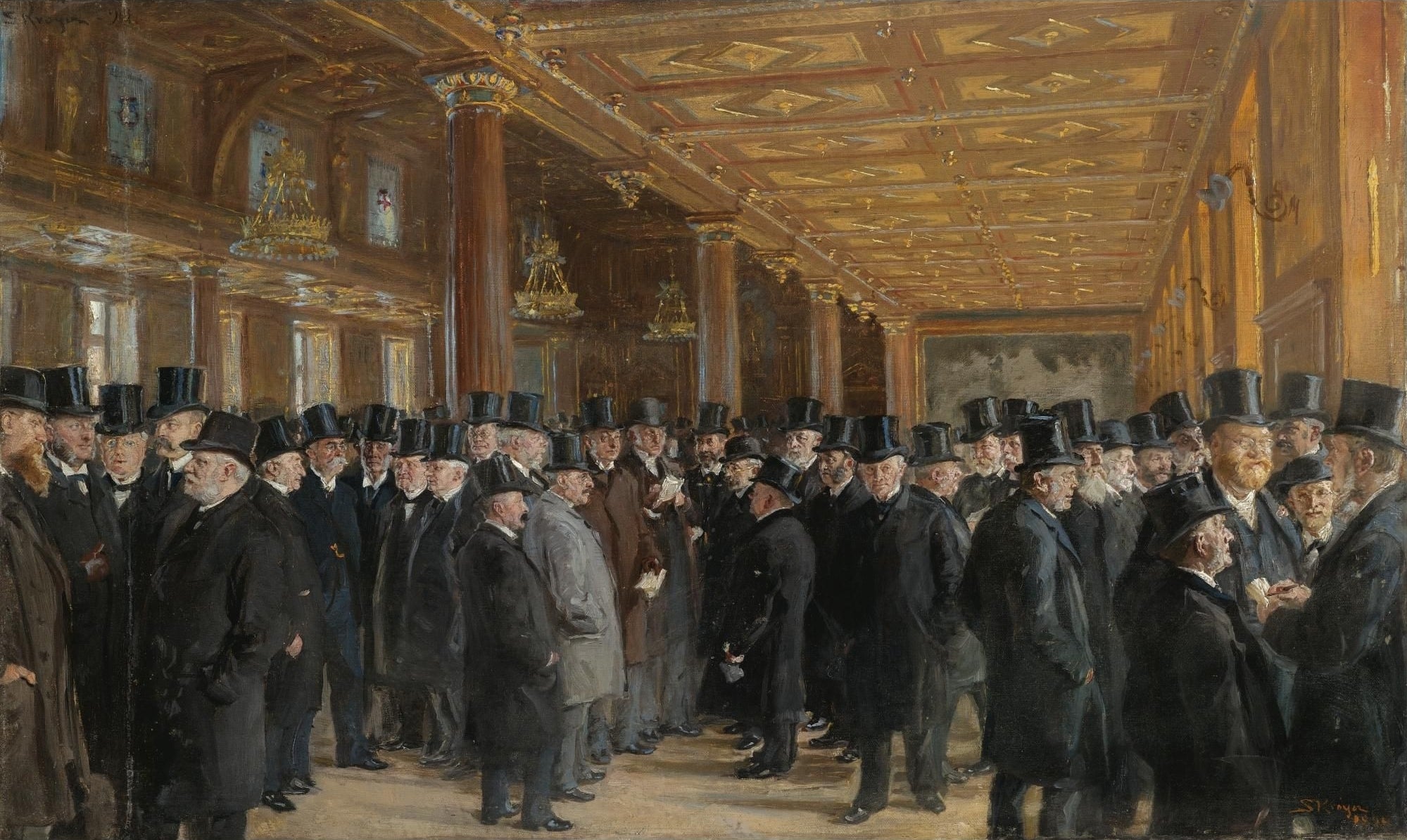 Da Bolsa de Copenhague (Estudo) - Peder Severin Krøyer