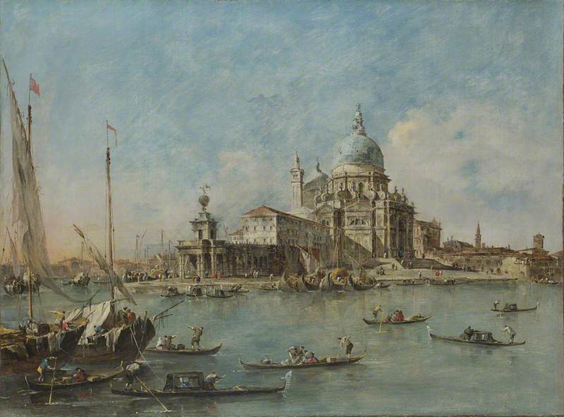 Veneza: La Punta della Dogana - Francesco Guardi