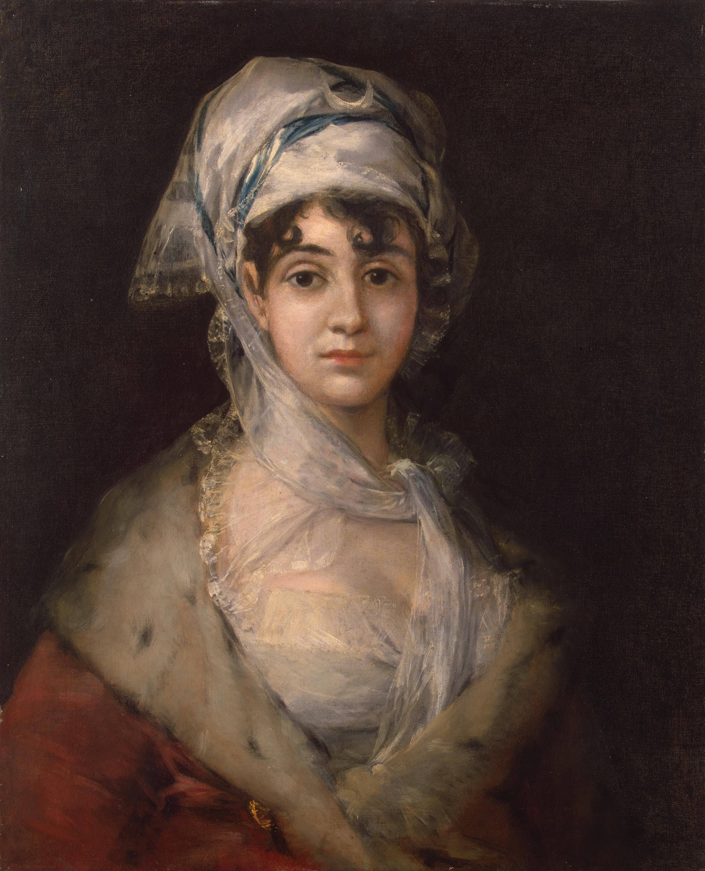 Reproduction du tableau « Doña Antonia Zárate - Francisco de Goya » par Alpha Reproduction en peinture à l’huile