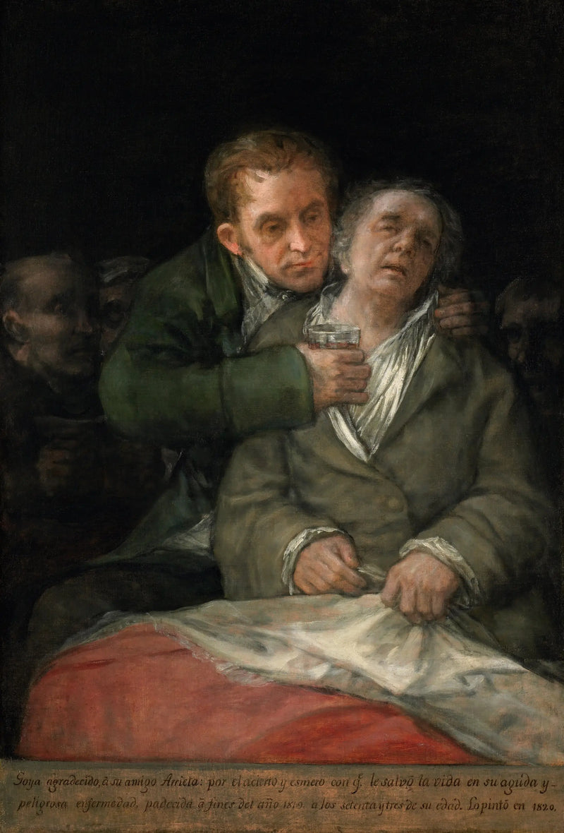 Goya e seu médico - Francisco de Goya