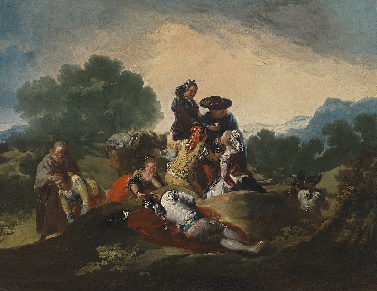 Reproduction du tableau « Dinde plumée - Francisco de Goya » par Alpha Reproduction en peinture à l’huile