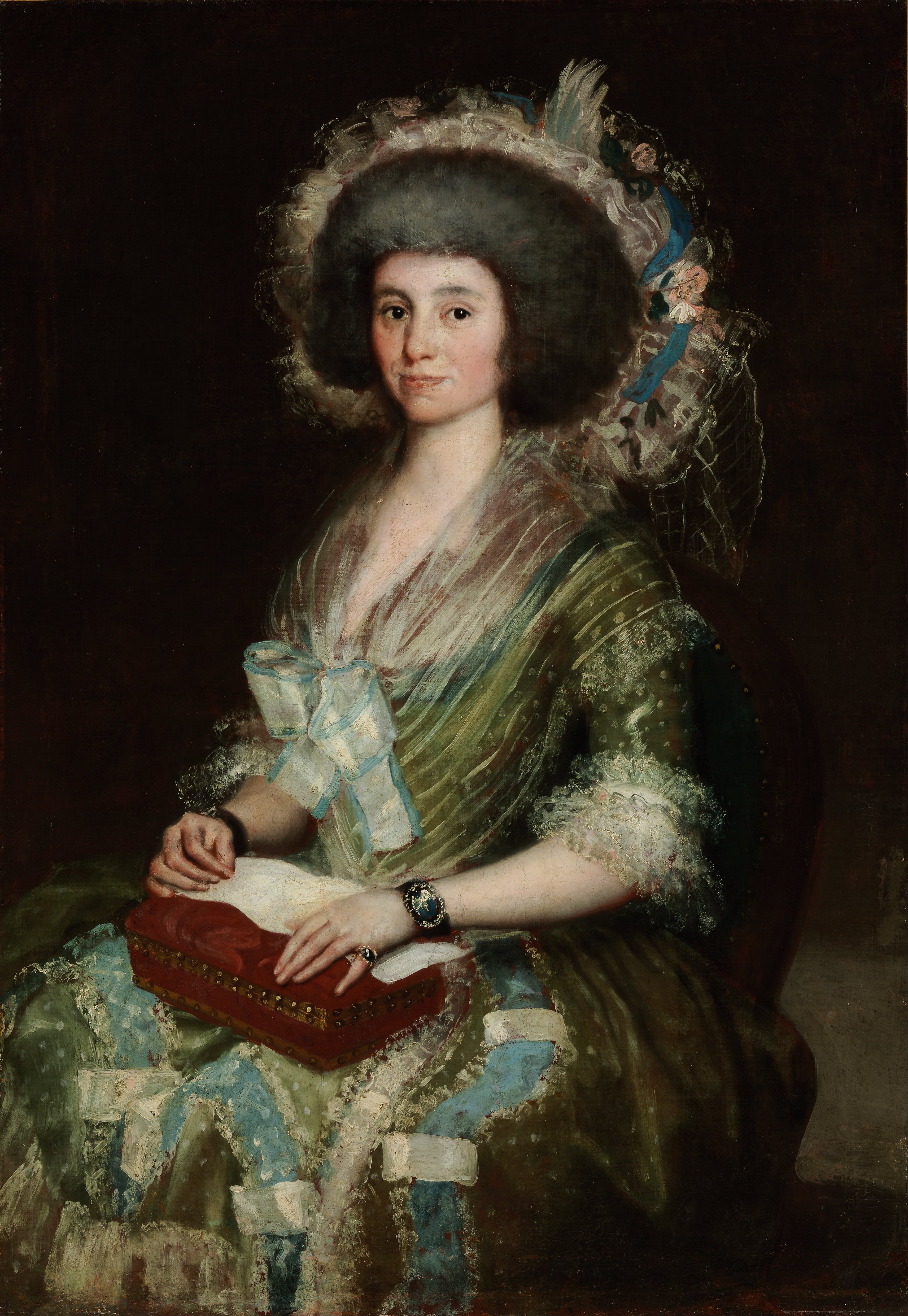 Reproduction du tableau « Portrait de Madame Ceán Bermudez - Francisco de Goya » par Alpha Reproduction en peinture à l’huile
