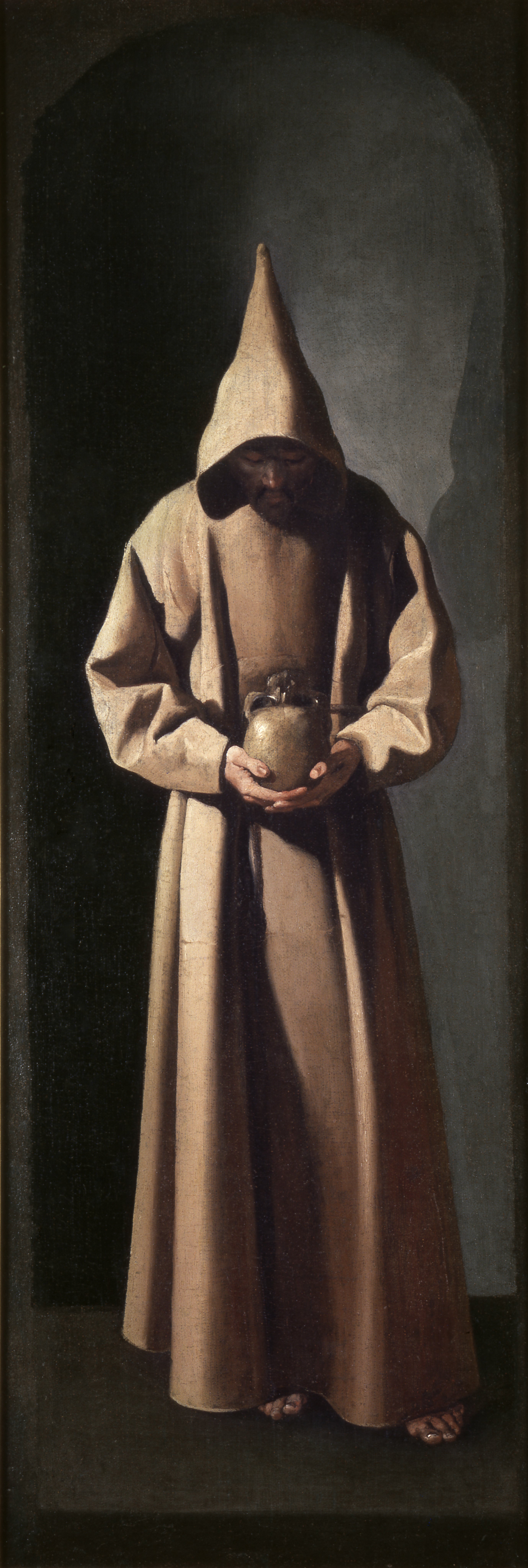 Saint François contemplant un crâne - Francisco de Zurbarán