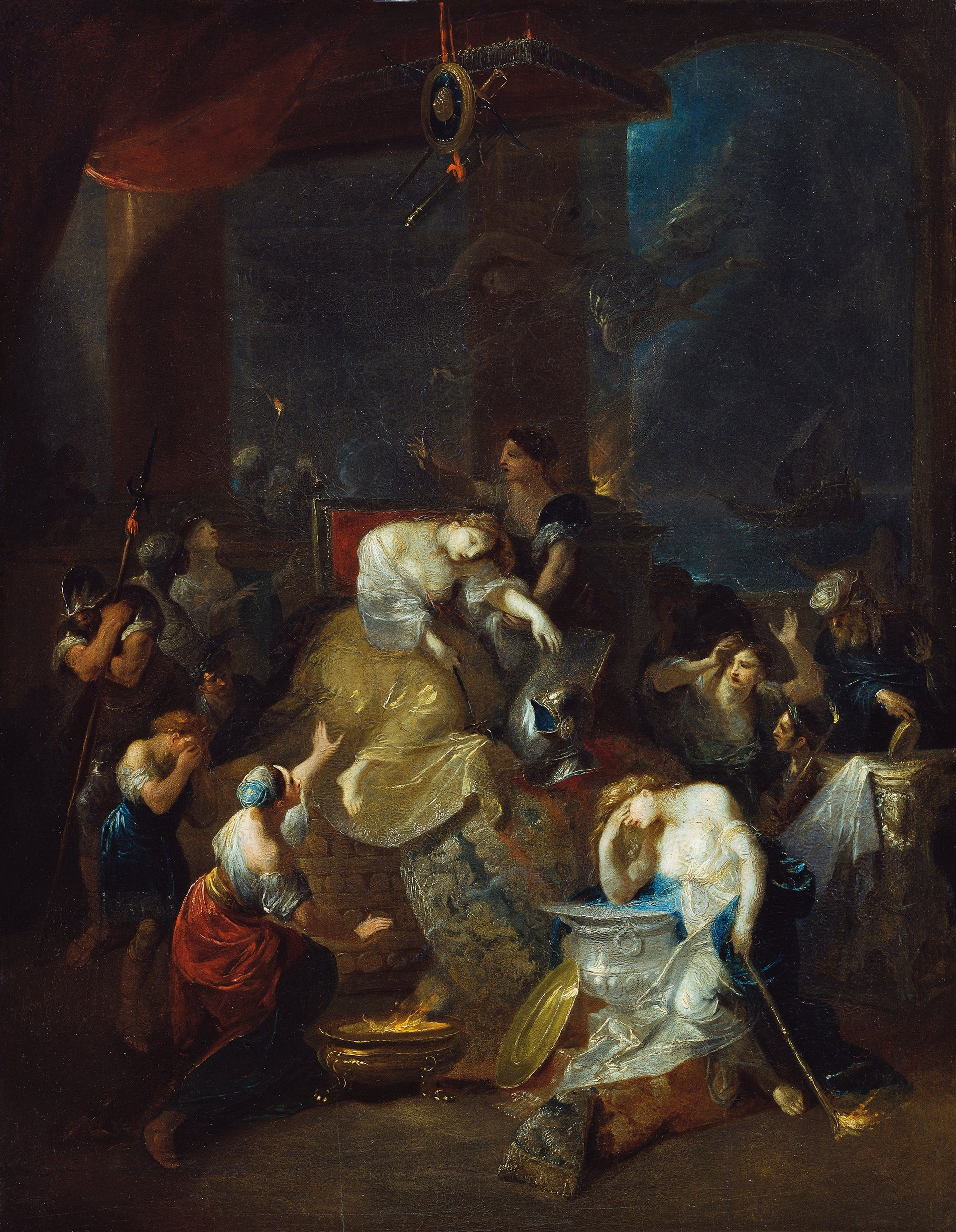 La mort de Didon - Franz Anton Maulbertsch image 1 copie peinte à la main à l’huile