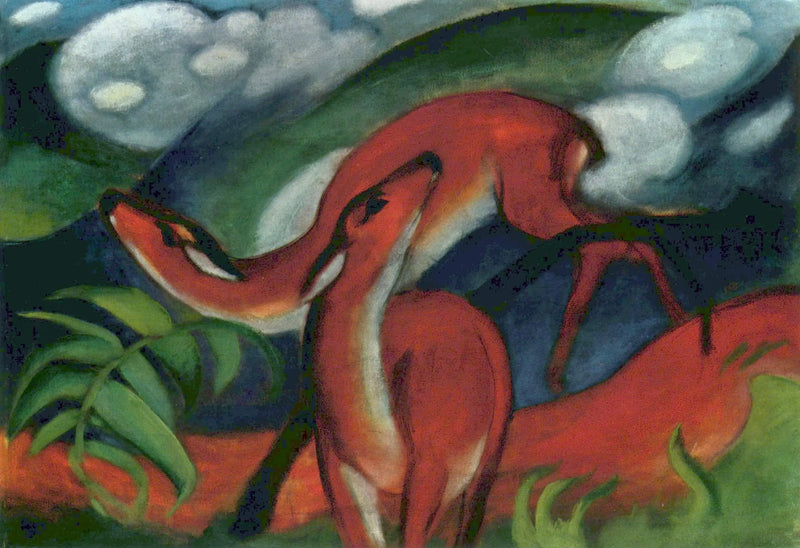 Cervo vermelho II - Franz Marc
