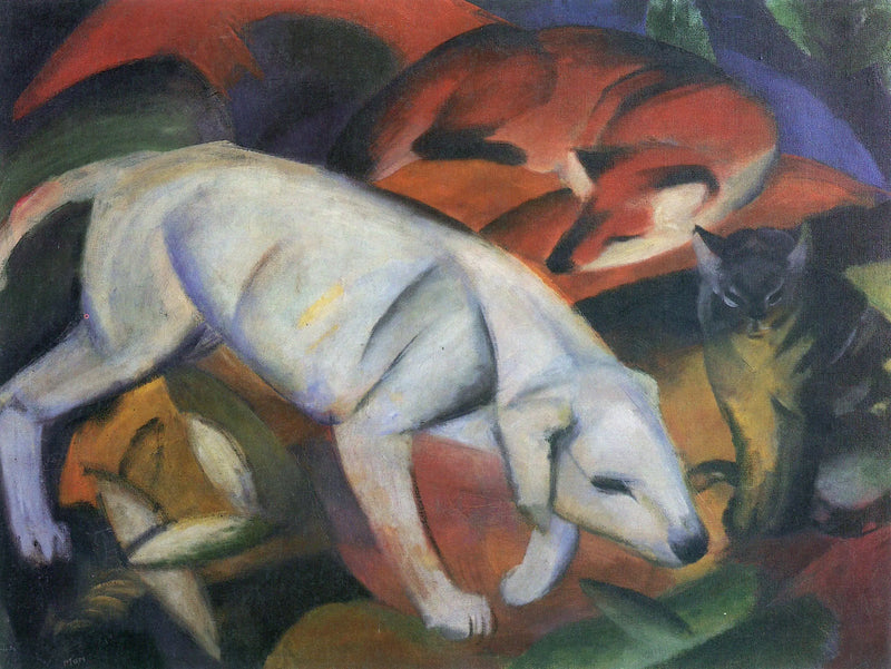 Três animais - Franz Marc