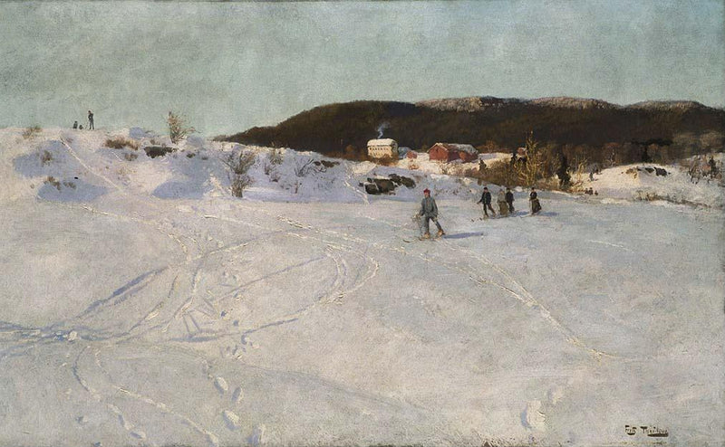 Vinter Vestre Aker - Frits Thaulow