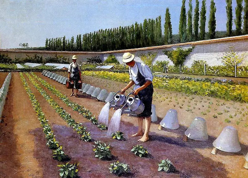 Os jardineiros - Gustave Caillebotte