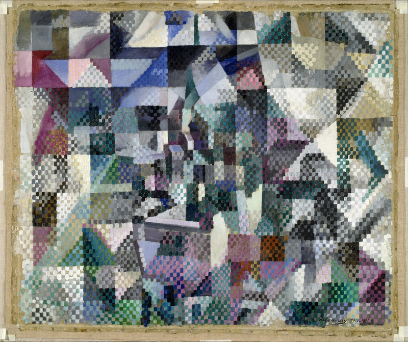 Janela para a cidade n° 3 - Robert Delaunay