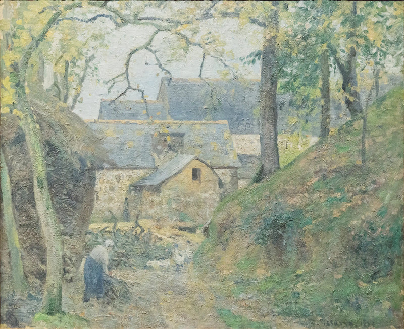 A Fazenda em Montfoucault - Camille Pissarro