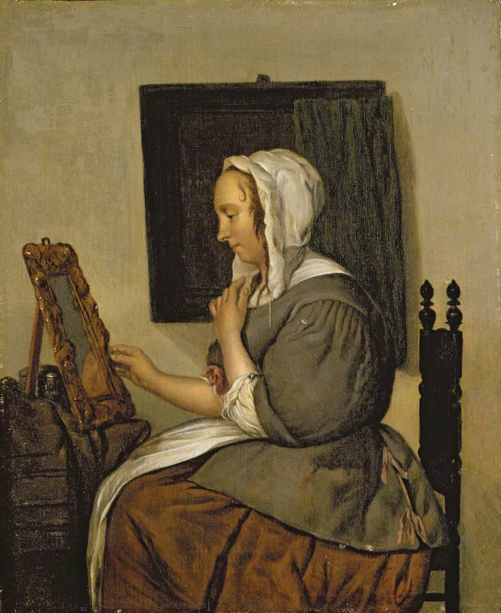 Jeune femme à ses toilettes - Gabriel Metsu