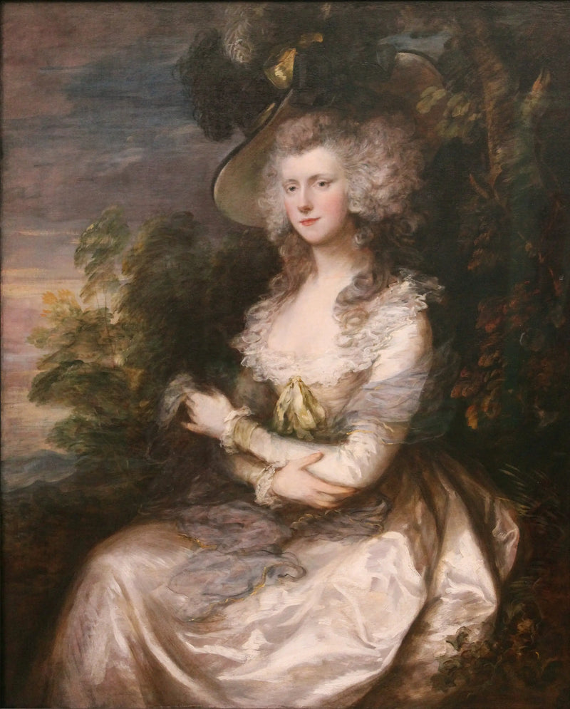 Retrato da Sra. Thomas Hibbert - Thomas Gainsborough