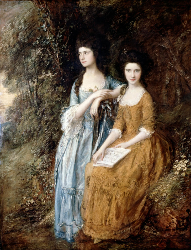 As Irmãs Linley - Thomas Gainsborough