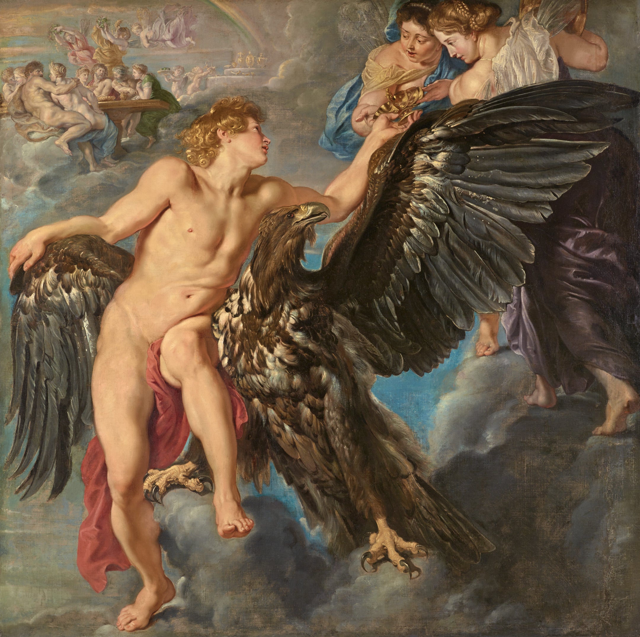 Ganimedes recebe o cálice de Hebe - Peter Paul Rubens