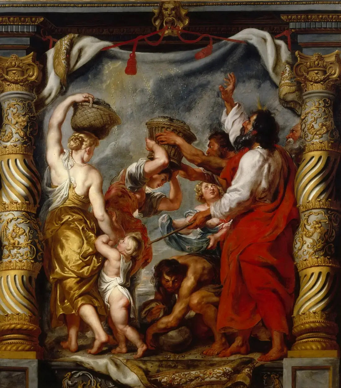 La collecte de la manne - Peter Paul Rubens - Alpha Reproduction