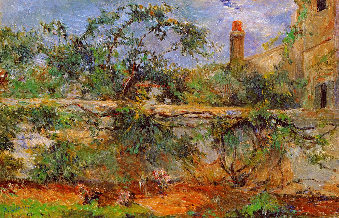 O Muro Comum, ou O Pomar - Paul Gauguin