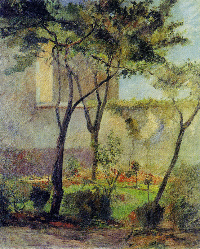Um canto de jardim, rua Carcel - Paul Gauguin