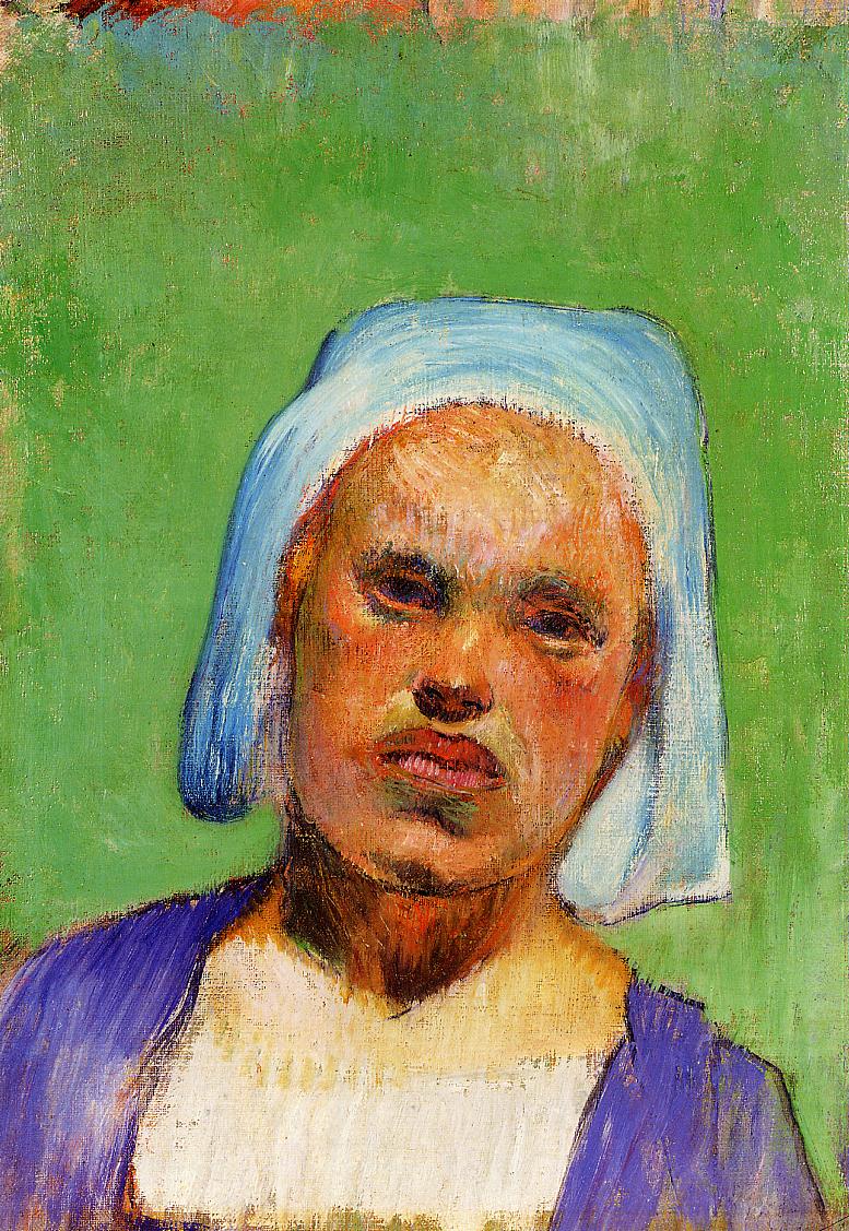 Retrato de uma Pont-avennoise, talvez Marie Louarn - Paul Gauguin