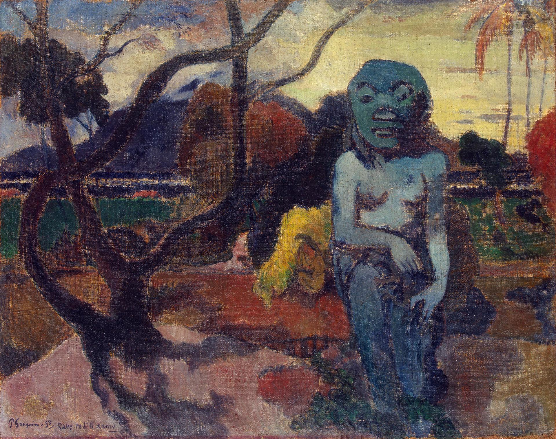Reproduction du tableau « L'idole - Paul Gauguin » par Alpha Reproduction en peinture à l’huile