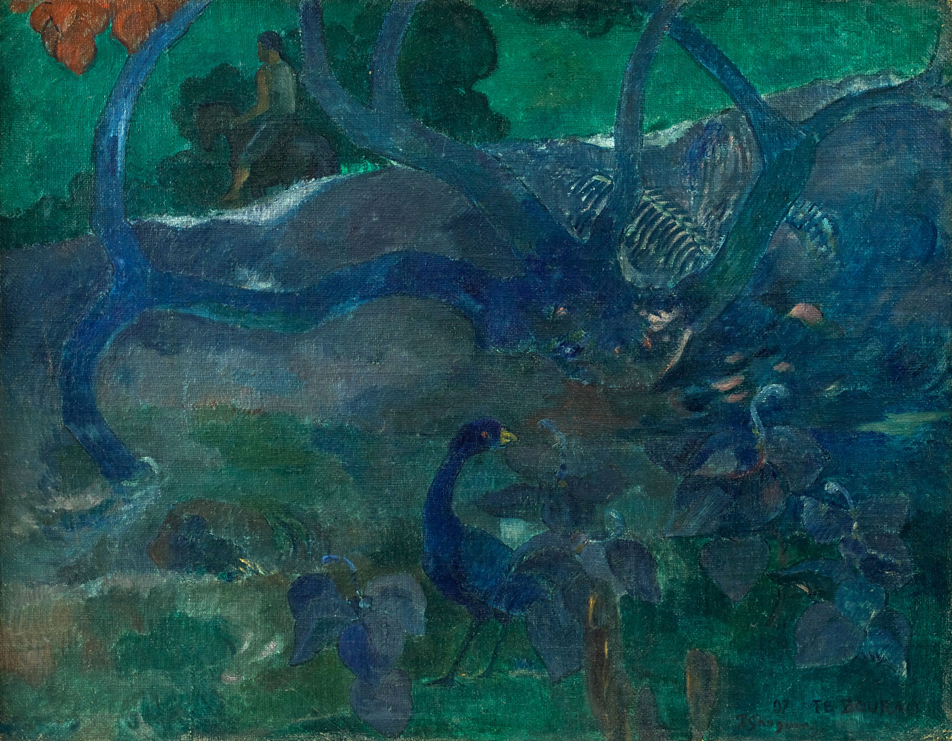 Reproduction du tableau « Te Bourao II - Paul Gauguin » par Alpha Reproduction en peinture à l’huile