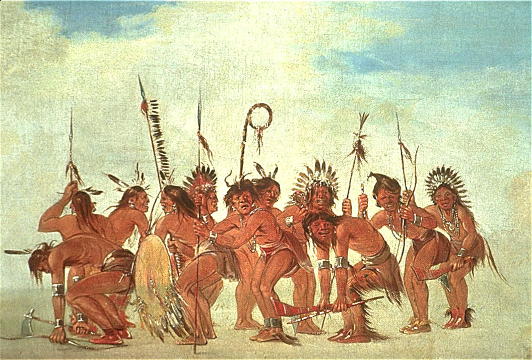 Danse des Braves à Fort Snelling - George Catlin