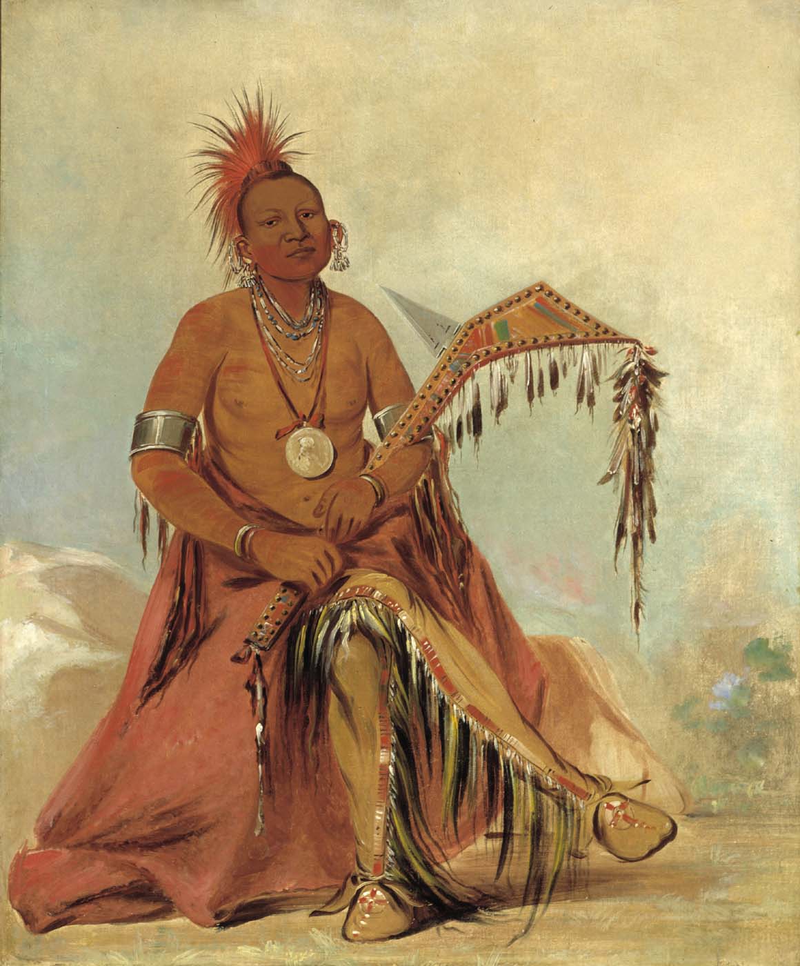 Cler-mónt, premier chef de la tribu - George Catlin