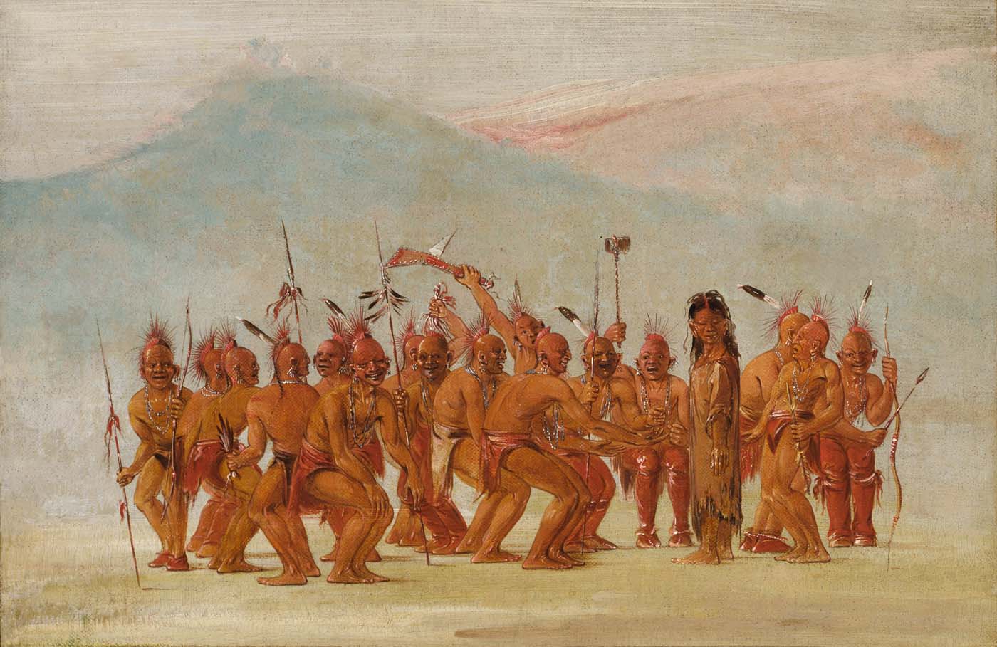 Danse au Berdash - George Catlin