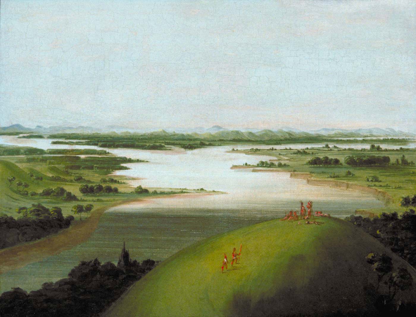 Embouchure de la rivière Platte, à 900 milles au-dessus de Saint-Louis - George Catlin