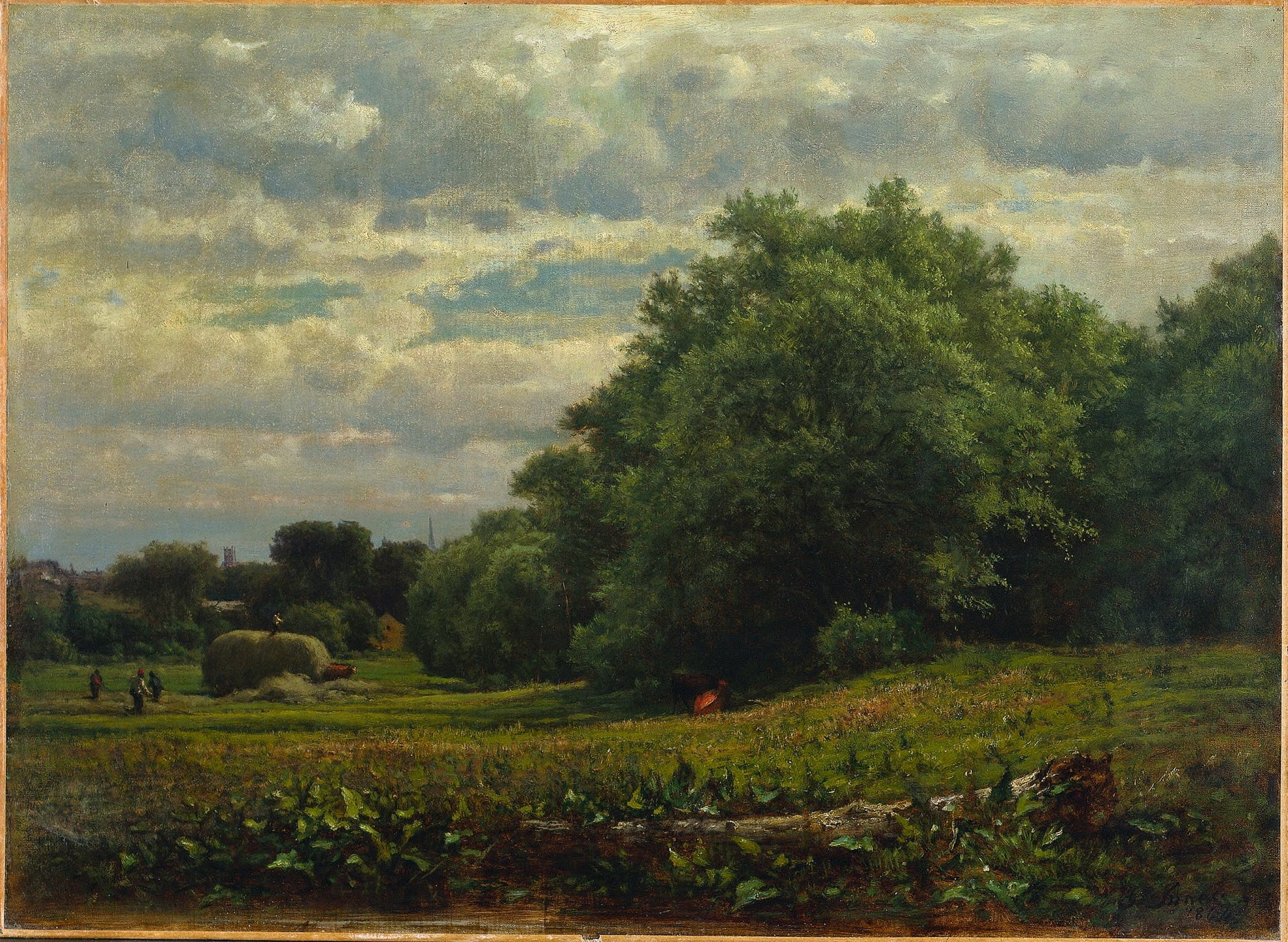 Le temps des récoltes - George Inness